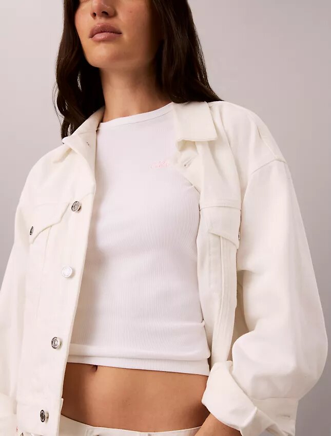 Contour Rib Logo Graphic Slim T-Shirt Contour Rib Logo Graphic Slim T-Shirt