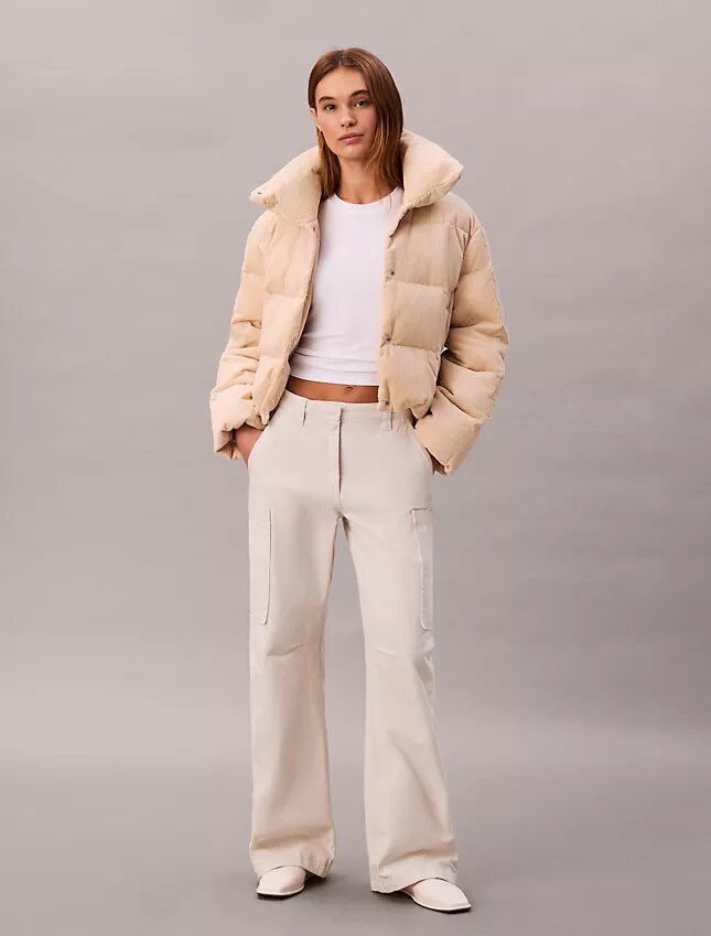 Cord-Daunenjacke Cord-Daunenjacke