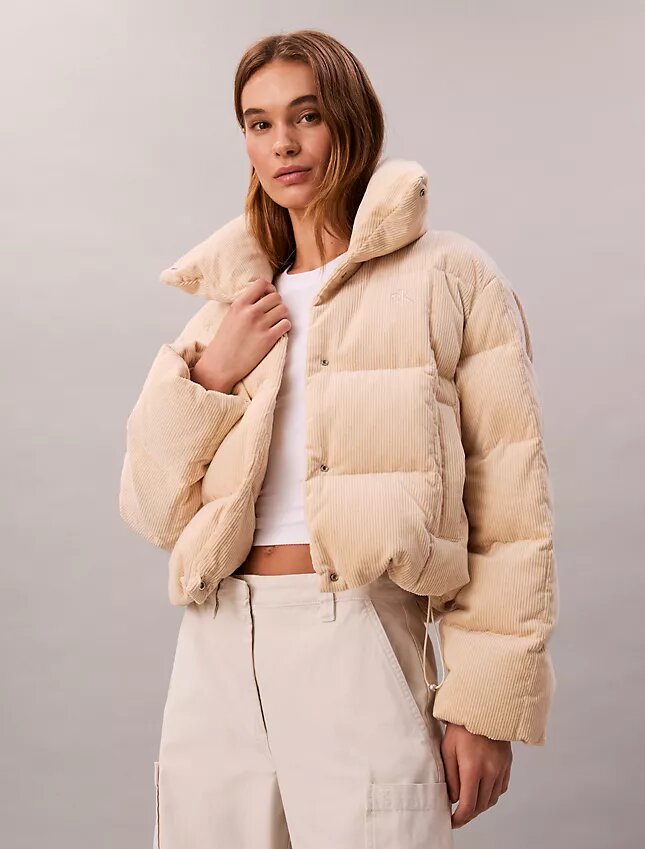 Cord-Daunenjacke Cord-Daunenjacke
