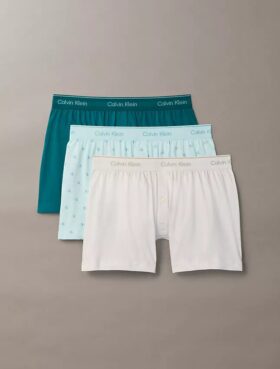 Cotton Classics 3er-Pack Strick-Boxershorts