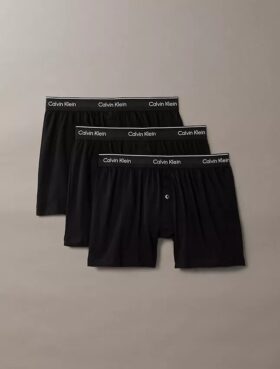 Cotton Classics 3er-Pack Strick-Boxershorts
