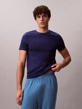 Cotton Classics 3er-Pack T-Shirt mit Rundhalsausschnitt in klassischer Passform