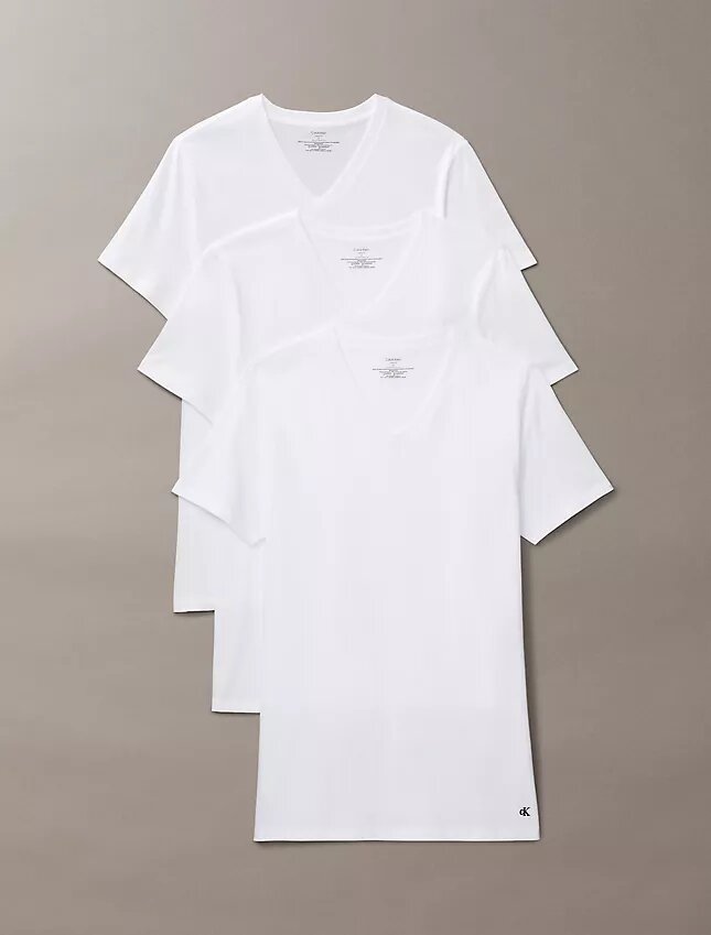 Cotton Classics 3er-Pack T-Shirt mit V-Ausschnitt in klassischer Passform Cotton Classics 3er-Pack T-Shirt mit V-Ausschnitt in klassischer Passform