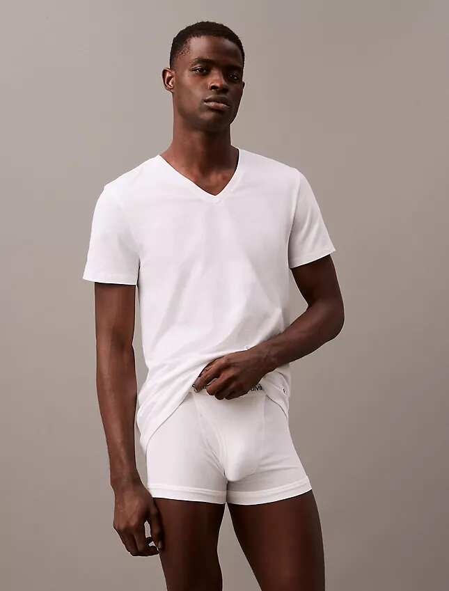 Cotton Classics 3er-Pack T-Shirt mit V-Ausschnitt in klassischer Passform Cotton Classics 3er-Pack T-Shirt mit V-Ausschnitt in klassischer Passform