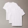 Cotton Stretch 3er-Pack Slim-Fit-T-Shirt mit Rundhalsausschnitt