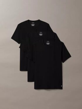 Cotton Stretch 3er-Pack Slim-Fit-T-Shirt mit Rundhalsausschnitt Cotton Stretch 3er-Pack Slim-Fit-T-Shirt mit Rundhalsausschnitt
