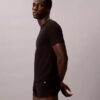 Cotton Stretch 3er-Pack Slim-Fit-T-Shirt mit Rundhalsausschnitt