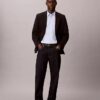 Cotton Stretch-Hemd mit schmalen Streifen und Knopfleiste Cotton Stretch-Hemd mit schmalen Streifen und Knopfleiste