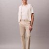Cotton Stretch-Hose mit geradem Schnitt Cotton Stretch-Hose mit geradem Schnitt