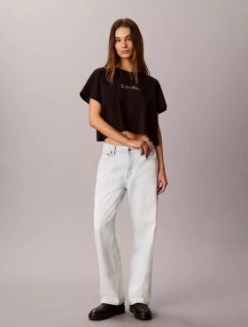 Cotton Stretch-Lounge-Pride-Boxy-Crop-T-Shirt
