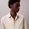 Cotton Stretch-Popeline-Hemd mit Streifen und Knopfleiste Cotton Stretch-Popeline-Hemd mit Streifen und Knopfleiste