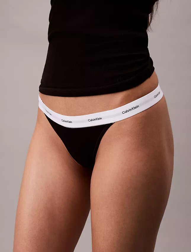 Cotton Stretch Ripp Thong Cotton Stretch Ripp Thong