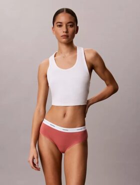 Cotton Stretch-Rippen-Hipster