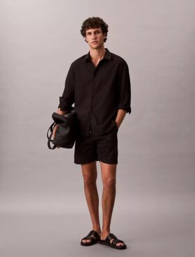 Cotton Stretch-Shorts zum Hineinschlüpfen
