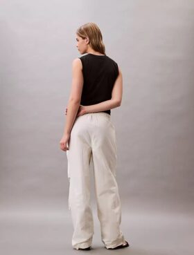 Crinkle-Nylon-Fallschirm-Hose
