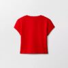 Crop-T-Shirt mit Neujahrs-Emblem