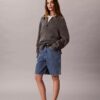 Denim-Bermudashorts