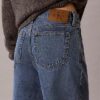 Denim-Bermudashorts