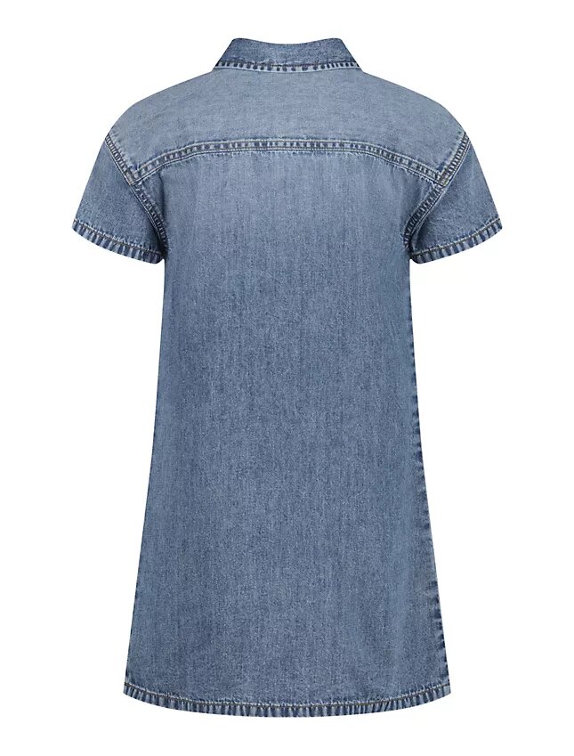 Denim-Jeanshemd-Kleid für Mädchen Denim-Jeanshemd-Kleid für Mädchen