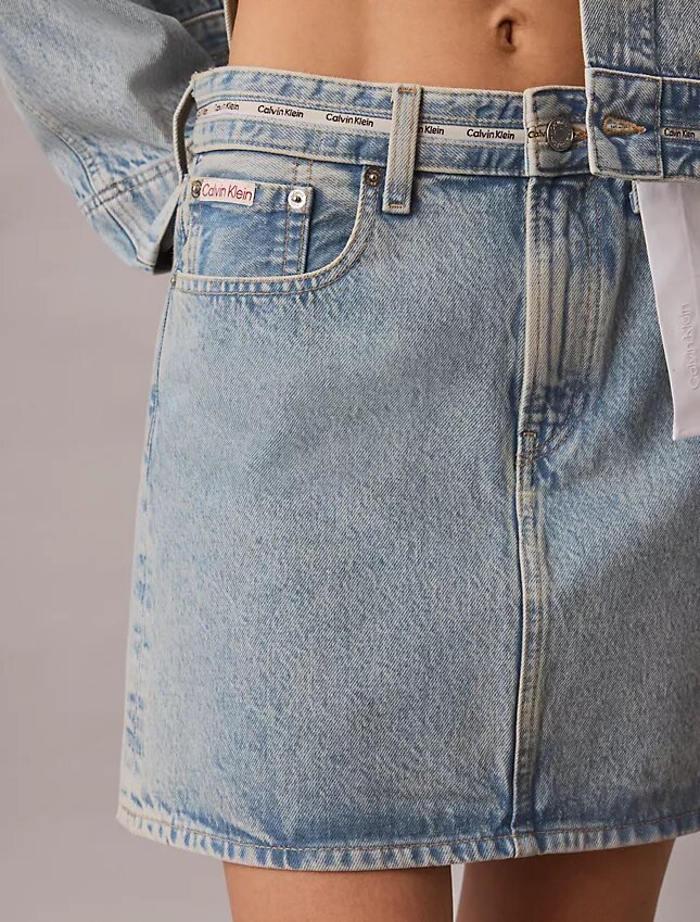 Denim-Logo-Minirock Denim-Logo-Minirock