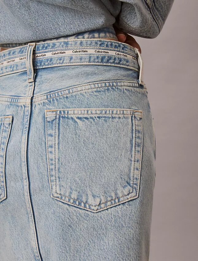 Denim-Logo-Minirock Denim-Logo-Minirock