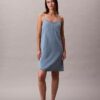 Denim-Minikleid mit Trägern