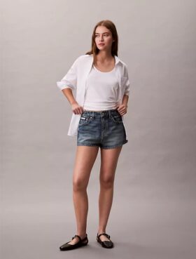 Denim-Minishorts