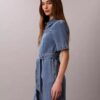 Denim-Shirtkleid mit Gürtel Denim-Shirtkleid mit Gürtel
