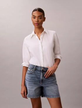 Denim-Shorts in A-Linie