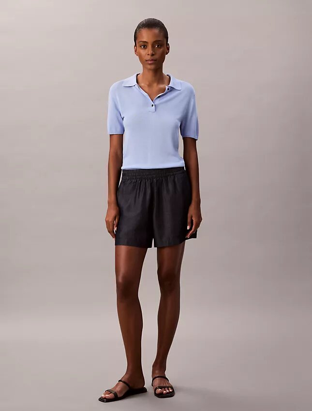 Denim-Shorts zum Hineinschlüpfen Denim-Shorts zum Hineinschlüpfen