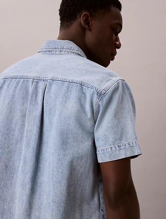 Denim-Utility-Hemd mit Knopfleiste Denim-Utility-Hemd mit Knopfleiste