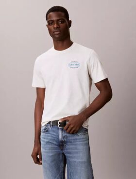 Diner Calvin Klein T-Shirt mit Grafik-Logo