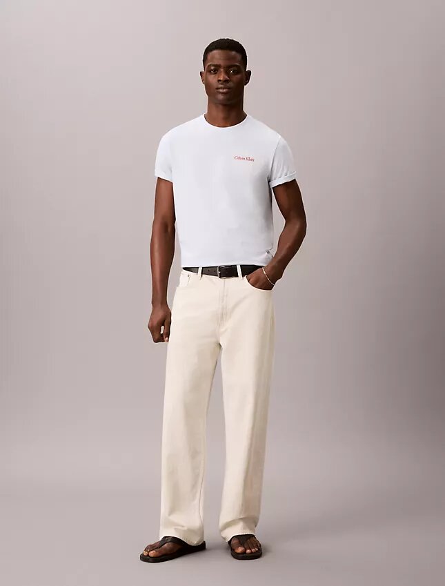 Diner Calvin Klein T-Shirt mit Grafik-Logo Diner Calvin Klein T-Shirt mit Grafik-Logo