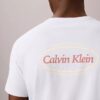 Diner Calvin Klein T-Shirt mit Grafik-Logo Diner Calvin Klein T-Shirt mit Grafik-Logo