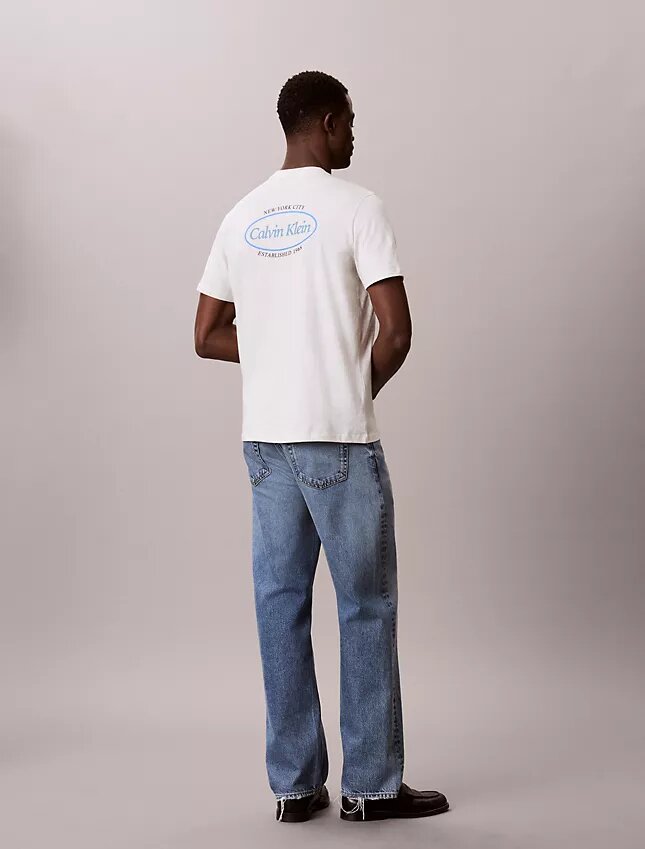 Diner Calvin Klein T-Shirt mit Grafik-Logo Diner Calvin Klein T-Shirt mit Grafik-Logo