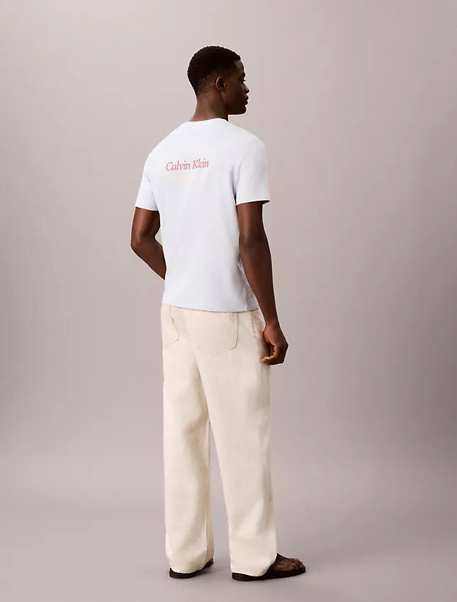 Diner Calvin Klein T-Shirt mit Grafik-Logo Diner Calvin Klein T-Shirt mit Grafik-Logo