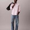Einfarbiges klassisches Oxford-Hemd mit Button-Down-Kragen Einfarbiges klassisches Oxford-Hemd mit Button-Down-Kragen