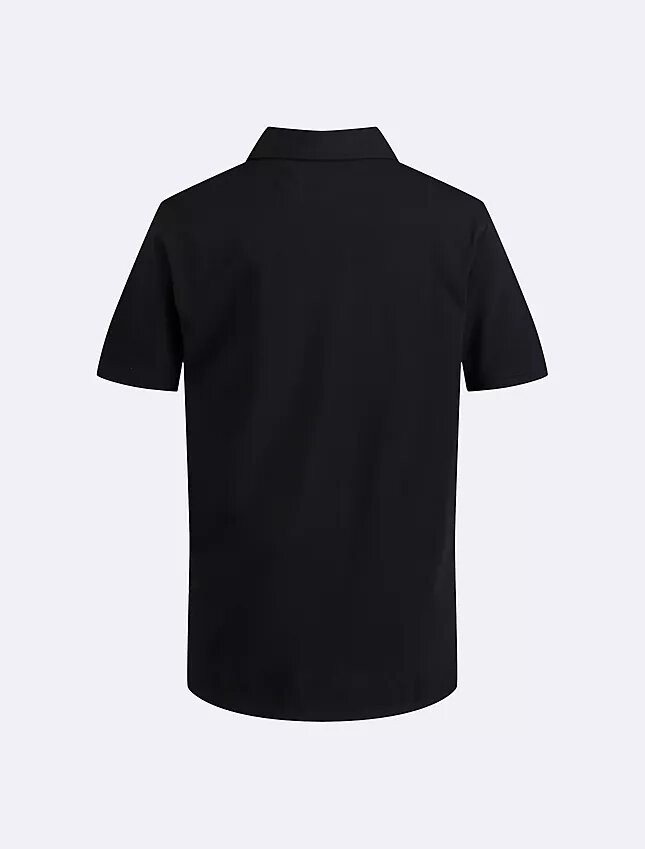 Einfarbiges Micro-Piqué-Poloshirt für Jungen Einfarbiges Micro-Piqué-Poloshirt für Jungen