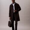 Einfarbiges Slim-Fit-Hemd mit Knopfleiste Einfarbiges Slim-Fit-Hemd mit Knopfleiste