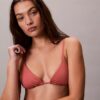 Einfarbiges Triangel-Bikini-Oberteil Einfarbiges Triangel-Bikini-Oberteil