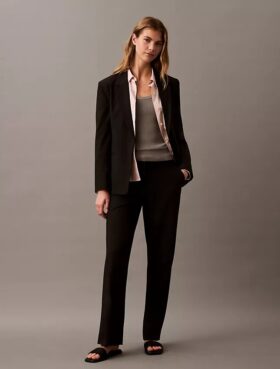 Elegante Stretch-Hose in gerader Passform