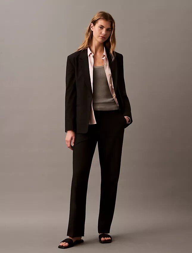 Elegante Stretch-Hose in gerader Passform Elegante Stretch-Hose in gerader Passform