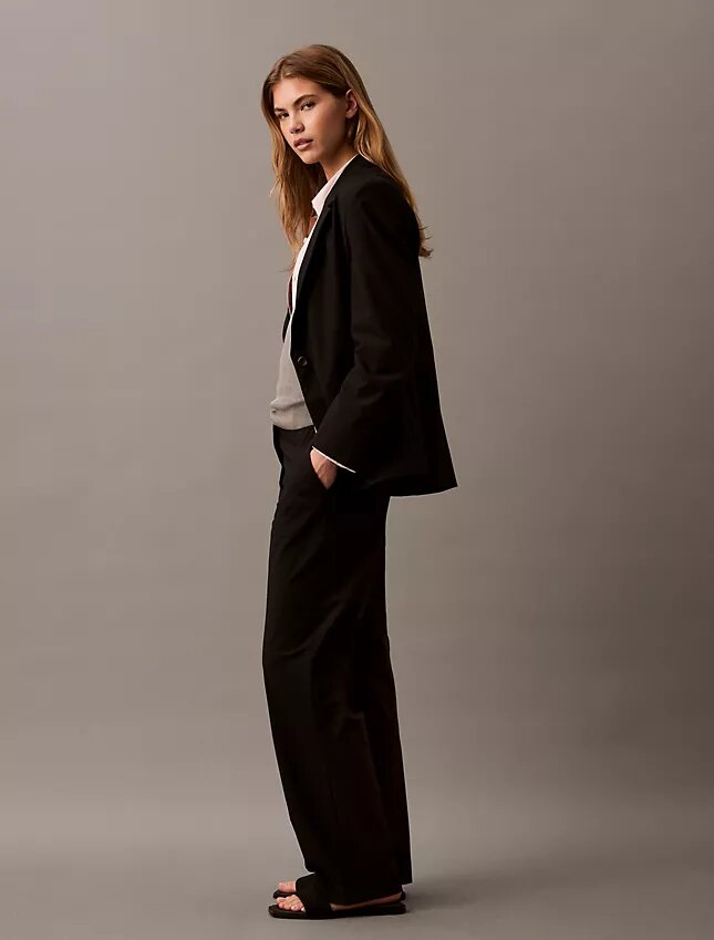 Elegante Stretch-Hose in gerader Passform Elegante Stretch-Hose in gerader Passform