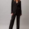 Elegante Stretch-Hose mit weitem Bein Elegante Stretch-Hose mit weitem Bein