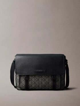 Emblem Jacquard Messenger-Tasche