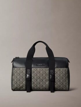 Emblem Jacquard-Reisetasche