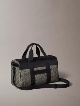 Emblem Jacquard-Reisetasche