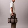 Emblem Jacquard-Reisetasche
