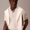 Feinstrick-Poloshirt aus Lyocell-Mischung Feinstrick-Poloshirt aus Lyocell-Mischung