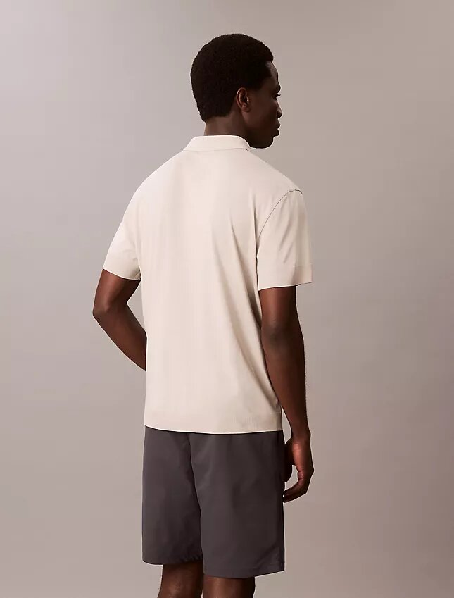 Feinstrick-Poloshirt aus Lyocell-Mischung Feinstrick-Poloshirt aus Lyocell-Mischung